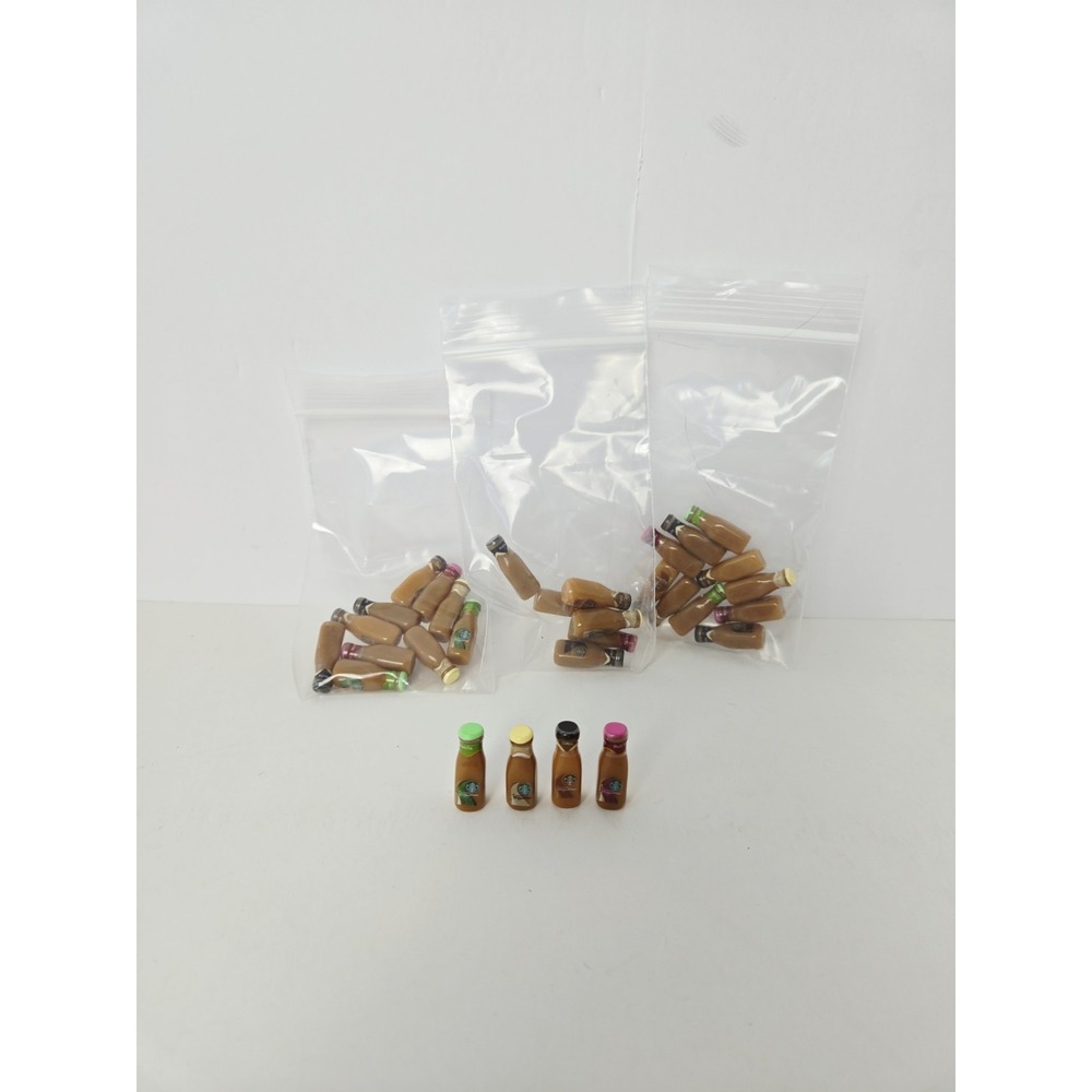 Dollhouse Miniatures mini coffee frapuccino drinks Starbucks